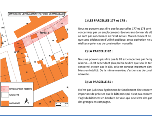 Emplacements réservés : ATTENTION à la confusion !